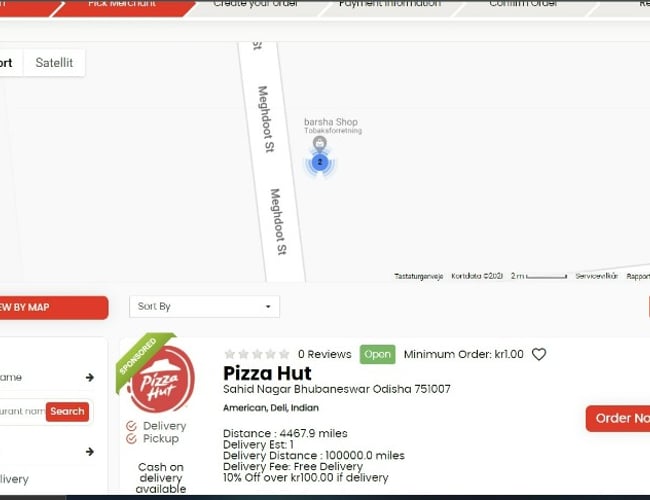 AndEats.com en komplet løsning til levering af mad/dagligvarer som, Justeat, Hungry.dk og Wolt med tilhørende 6 apps (3 til hver OS )(iOS og Android) og .dk og .com domæner.