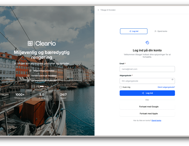 Danmarks mest intuitiv platform for vinduespudsning – Cleario.dk