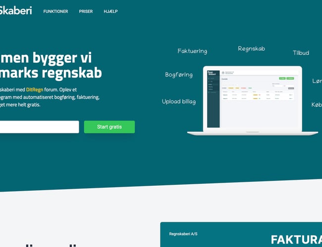 Ikke færdigt regnskabsprogram til salg