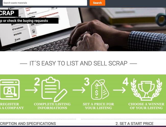 Online B2B markedsplads for affaldsressourcer