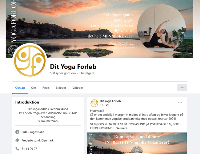 Et YOGAUNIVERS med behandlinger, undervisning, en yogalæreruddannelse og webshop