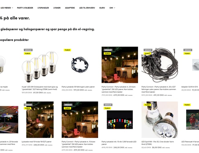 Webshops og Domæner med god salgshistorik til salg - Omsat i alt 151.500 kr.