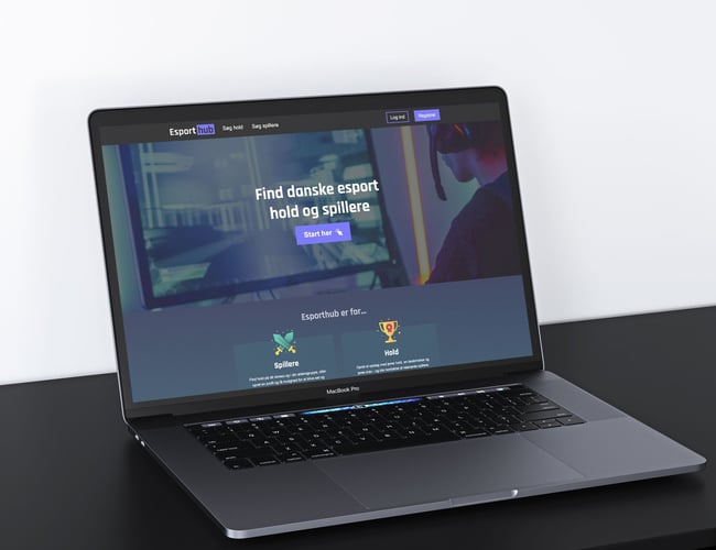 Esporthub.dk - Esport webportal til at finde hold og spillere