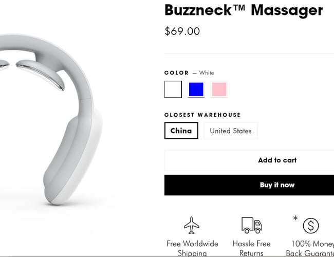 Buzzneck.com - Smart halsmassage - Ny tendens