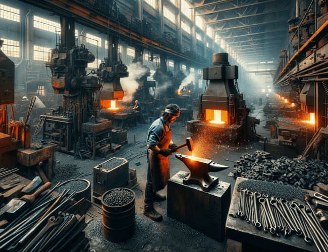 Mindre smede- og maskinværksted sælges