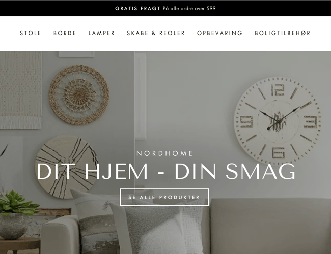 Salg af møbler gennem dropshipping