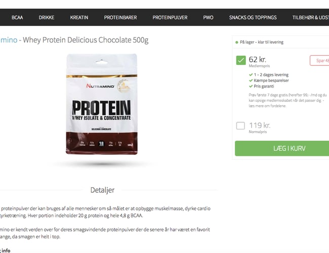 NEDSAT 40.000 - Nytænkende abonnement baseret fitness koncept (Omsætning i alt 106.000.) 