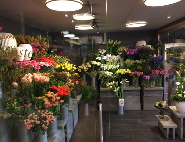 Blomsterbutik med over 30 års drift (over 5.000.000.- omsætning)