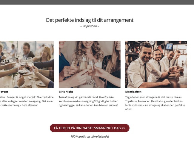 Tasteoffer.dk - Online outsourcing  af vinsmagninger - WordPress