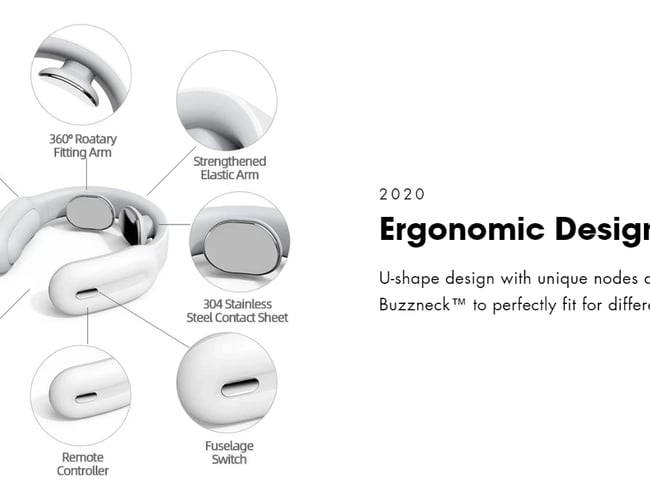 Buzzneck.com - Smart halsmassage - Ny tendens