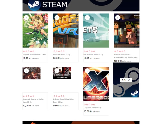 Gamekey.dk - Salg af gaming nøgler