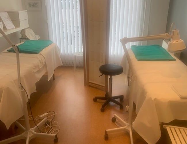 Skønhedsklinik med attraktiv beliggenhed
