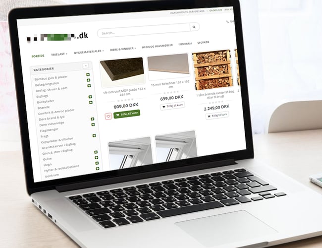 NY PRIS!!! Aktiv web-trælast og hegnsshop med masser af potentiale 3000 ordre siden 2009