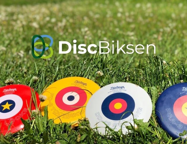 Discgolf Webshop - Fuldt fungerende hjemmeside med betalingløsning og lille lager - Til salg