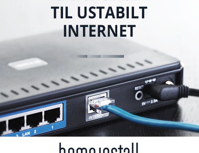 Homeinstall - installation af TV, Internet og lyd - Årlig løn til ejer: 553.000 kr. - Nordjylland (Flytbar)