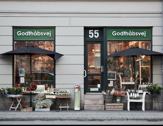 Blomsterbutik til afståelse