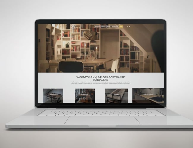 Woodstyle.dk specialforretning med håndlavede møbler i egetræ. - Overskud på 550.000kr. om året.