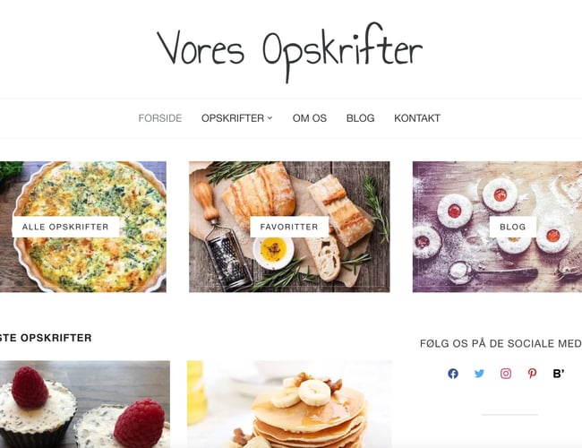 Madblog med 95.000 organiske besøg år til dato