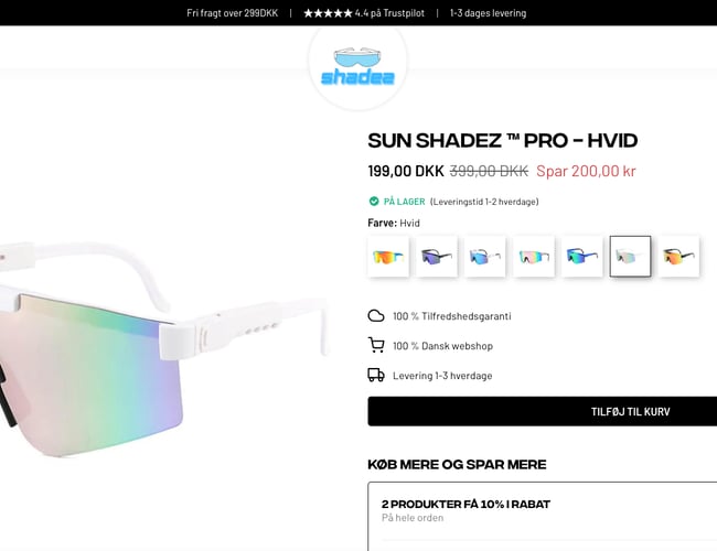 Webshop med omsætning på 421.247 kr. på blot 3 måneder og 6 dage