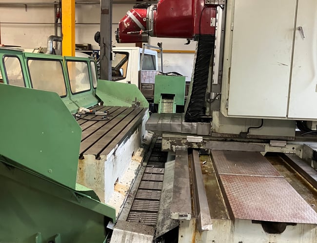 Komplet, fungerende maskinværksted sælges