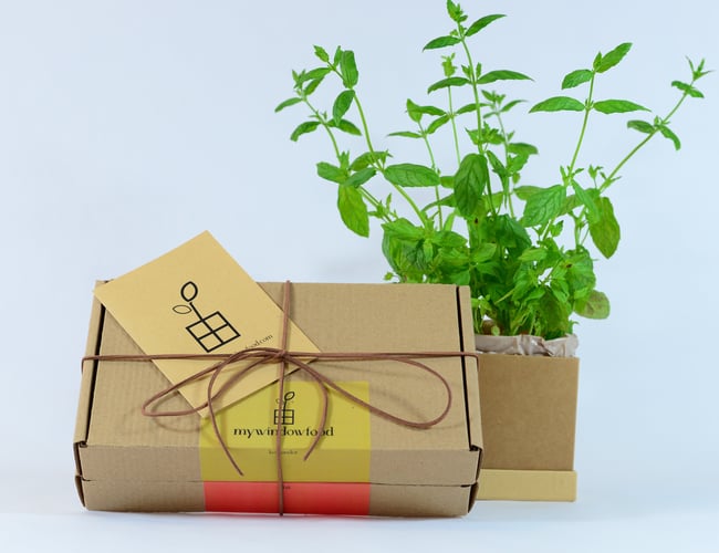 Mywindowfood ApS (Webshop) - Dyrk urter og grøntsager i din vindueskarm på abonnement (FLYTBAR virksomhed)