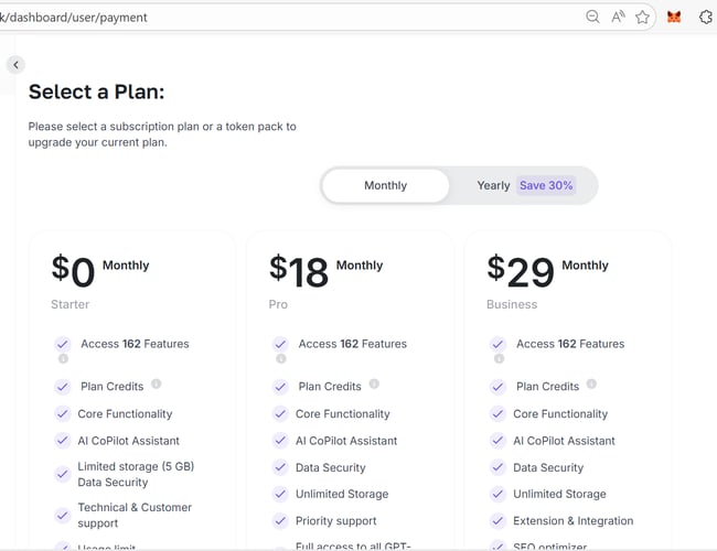 SaaS-platform til AI-drevet content