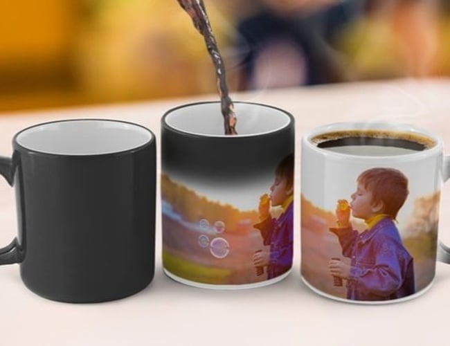 Professionelt print på magiske kopper med en god stabil omsætning