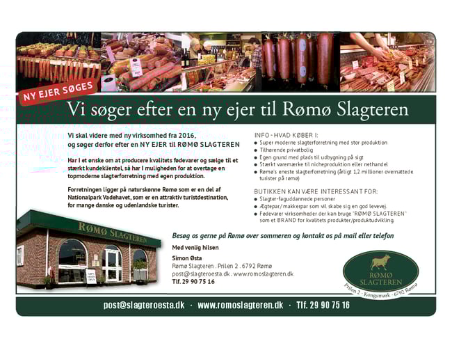 Slagterforretning med stort potentiale for nethandel