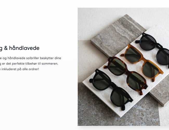 Eksklusivt Solbrille brand sælges