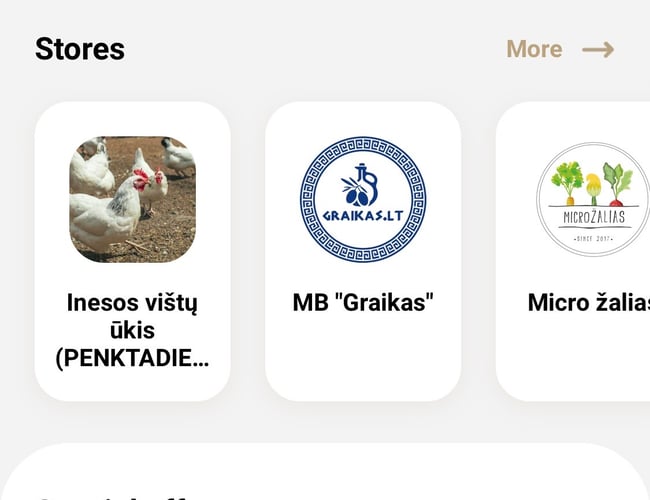 Market goods delivery service