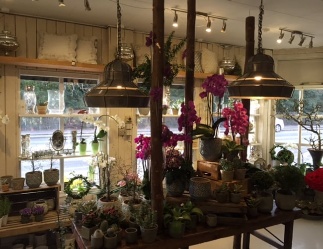 Rigtig god blomsterbutik