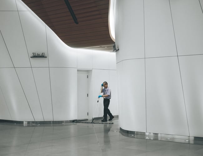 Veldrevet rengøringsfirma med kun erhvervskunder på Fyn 