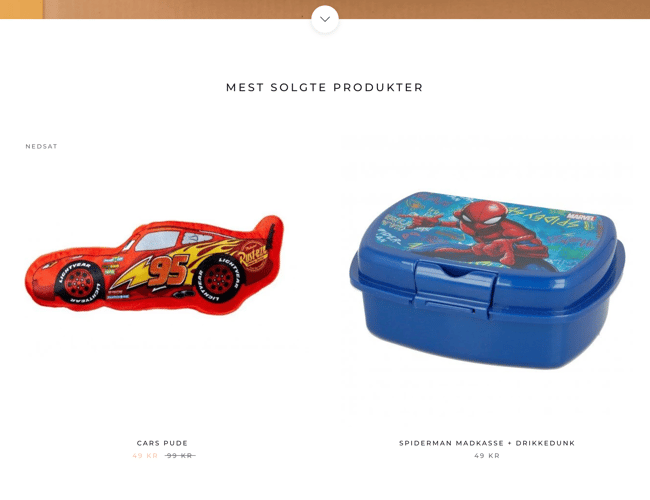  Køreklar børneshop med kvalitets Børnetøj, -sko og Legetøj, på Dropshipping aftale