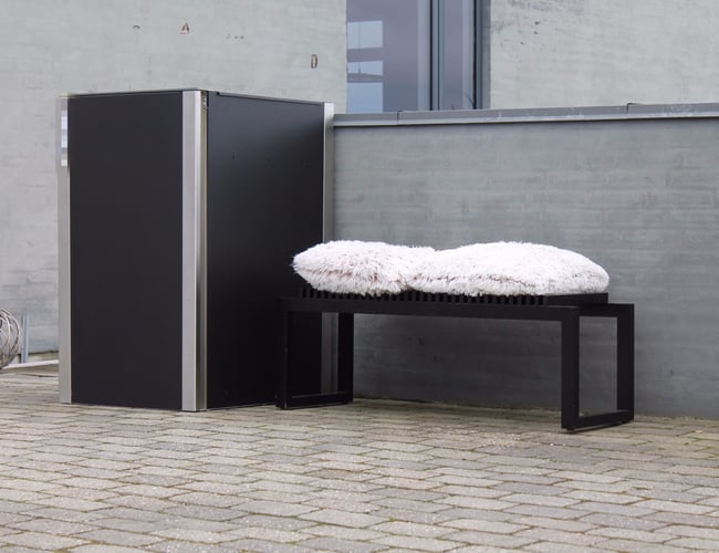 Kendt fra Idé Nyt! Verdens mest elegante skraldespandsskjuler inkl. webshop. 