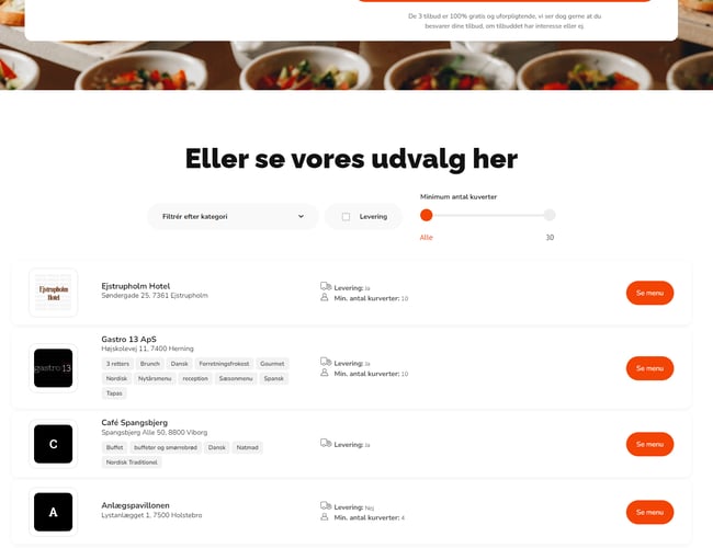 Lemenu.dk søger partnere - masser af organisk trafik og attraktivt marked 