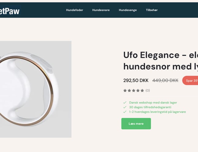 PetPaw.dk sælges - webshop med unikke produkter og omsætning