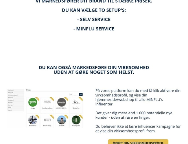 Dansk Influencer Marketing platform