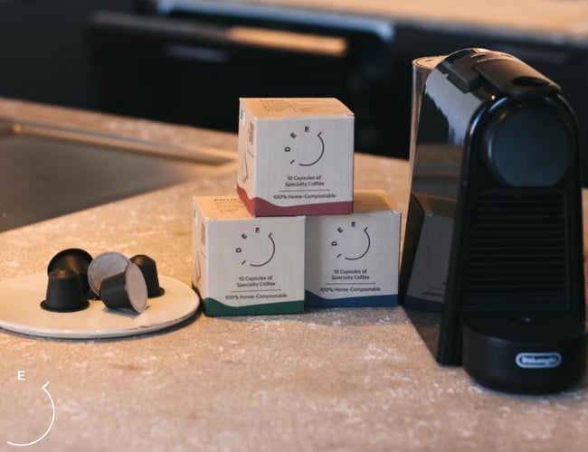 Webshop med abonnement af komposterbare kaffekapsler - Omsætning på 12 måneder: 303.482 DKK - Private label