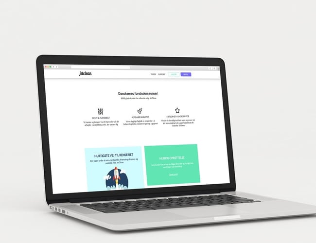 Jetclean.dk - Salg af andele i online renseri med million omsætning for erhverv og privat