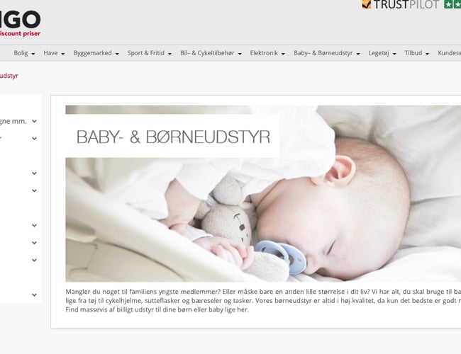Tjengo.com - Webshop med salg af udstyrsvarer indenfor cykel, have, bolig/køkken m.m.
