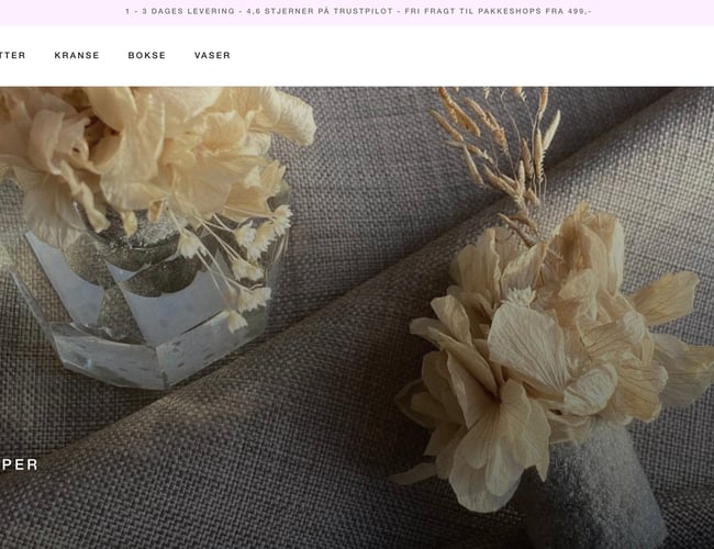 cosogkrogh.dk - Blomsterbutik og netbutik til salg