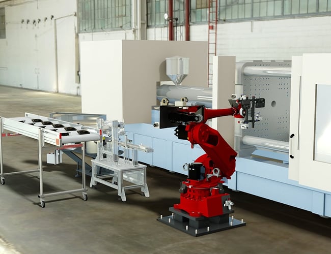 Plastindustri, automation udstyr der gør brug af de absolut nyeste teknologier.