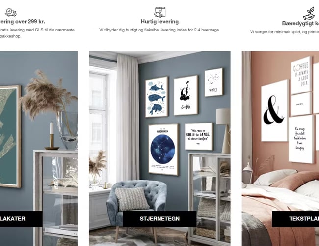 Bareplakater.dk - Online plakat webshop og egen produktion