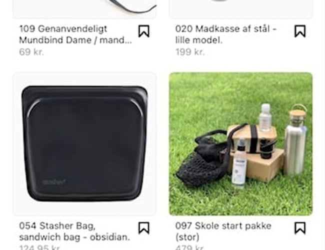 Bæredygtig, zerowaste og vegansk webshop sælges.
