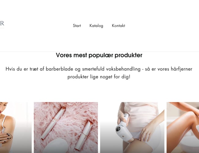 Dropshipping webshop med 2-4 dages levering 