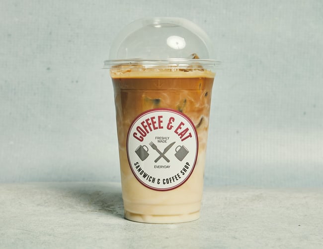 Hyggelig Café i gågaden i Odense