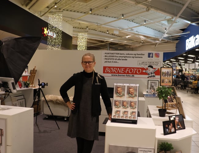 Fotostudie i Aalborg Storcenter 