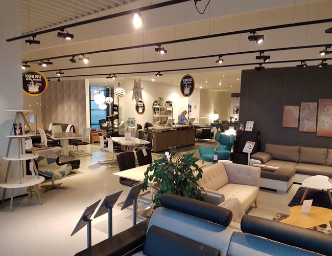 Stort møbelhus på Fyn med stor og voksende omsætning