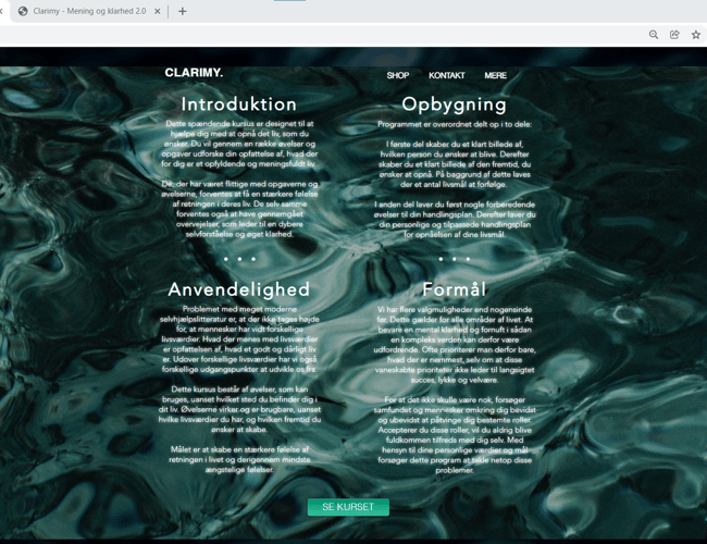 Færdig webshop inkl. færdigt digitalt produkt