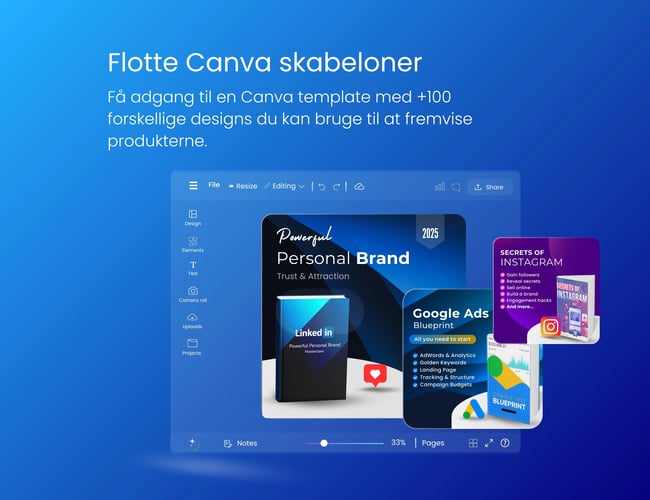 Køreklar webshop på autopilot. Digitale produkter i alle genre med 100% fortjeneste